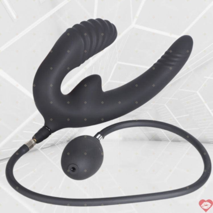 Double Dildo Plug Phồng 5cm Thật Kép Điên Cuồng 