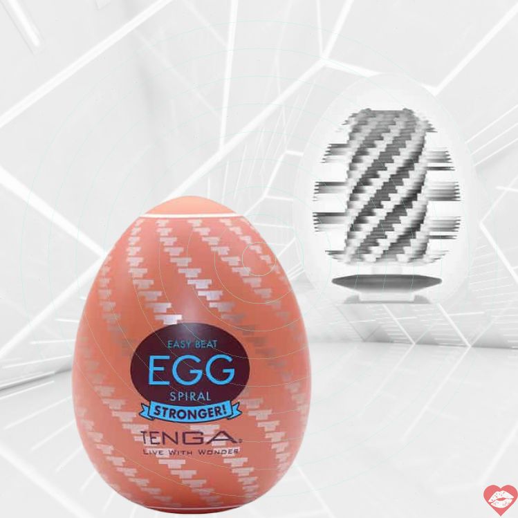 Tenga Egg Spiral Trứng Trắng Siêu Bền Mạnh