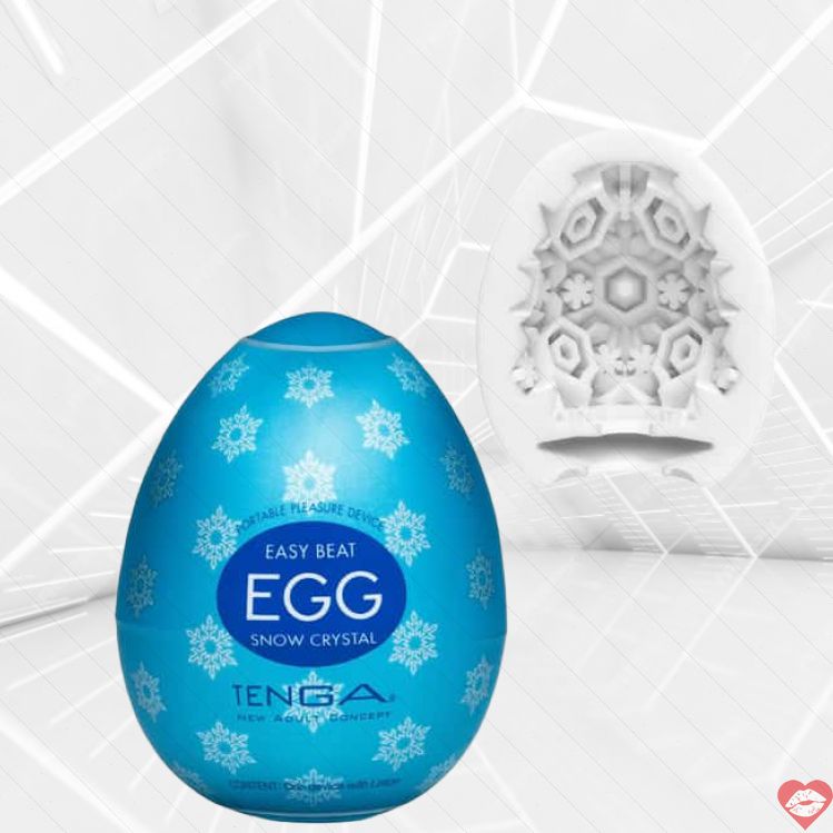 Tenga Egg Snow Crystal Trắng Lạnh Siêu Mới