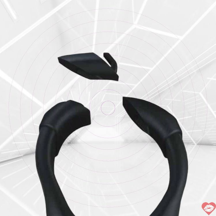 Vòng đeo tăng kích thước We-Vibe Fit Link Bond đen ABS siêu êm