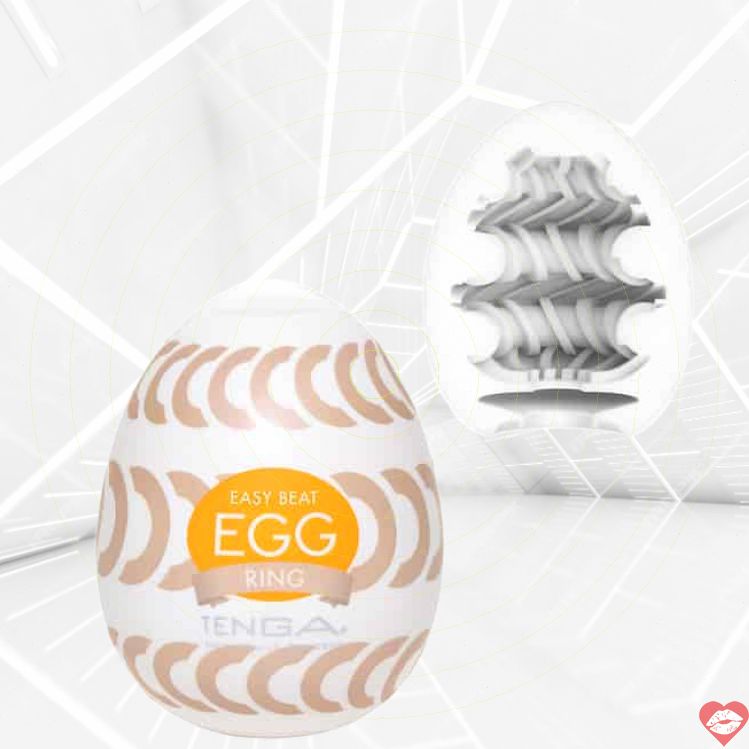 Tenga Egg Wonder Ring Trứng Trắng TPE 6.1cm Bất Ngờ