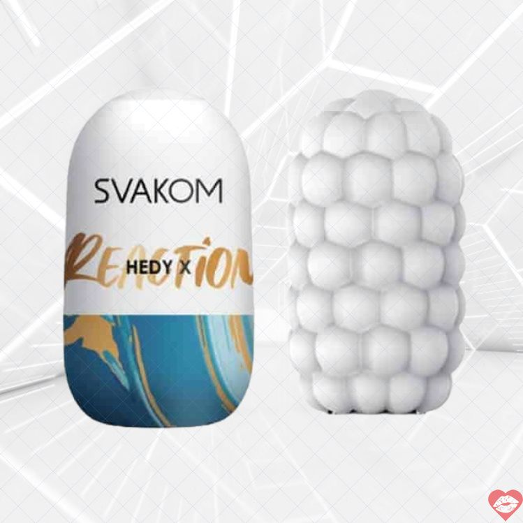 Svakom Hedy X TPE Hai Lỗ Hút Thật Động 