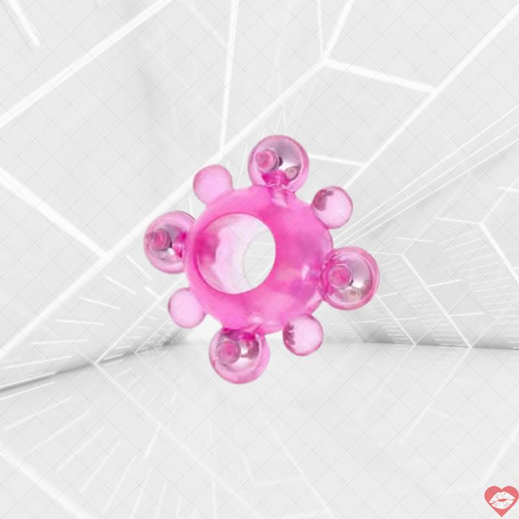 Toyfa Ring Cương Hồng Hạt Ngọc Siêu Kéo Dãn