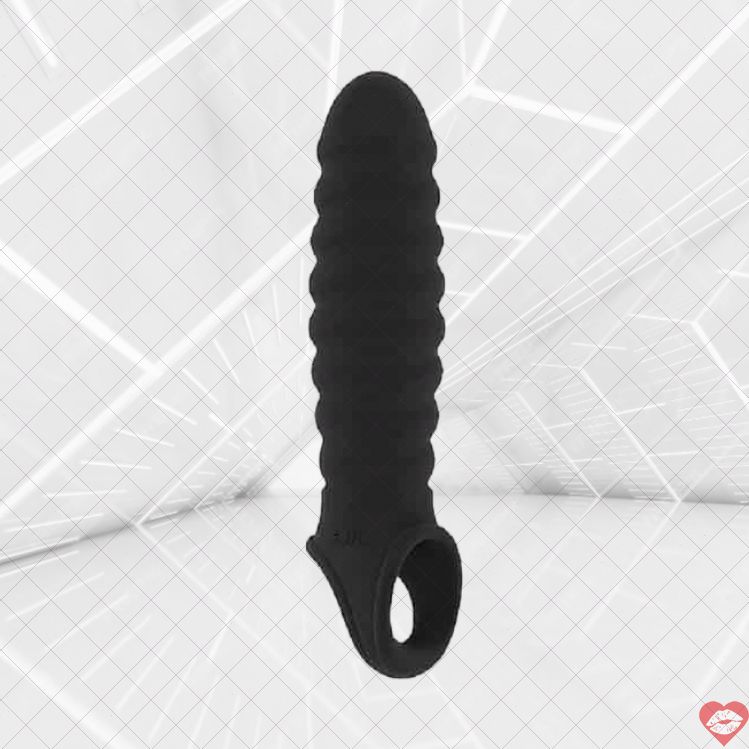 Nasad Dương Vật No.32 Đen Co Giãn Tăng Kích Thước 