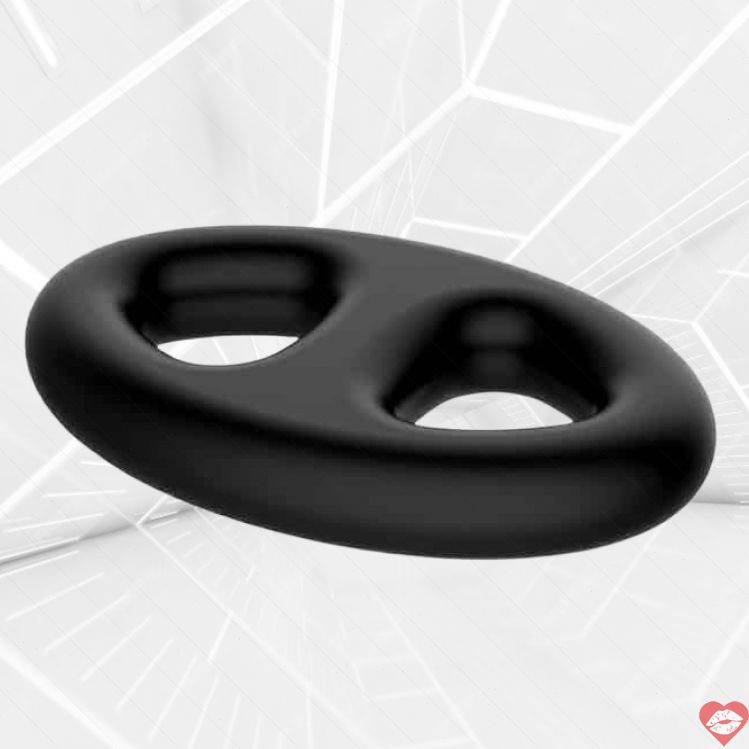 Baile CrazyBull Ring Silicon Đen Đôi