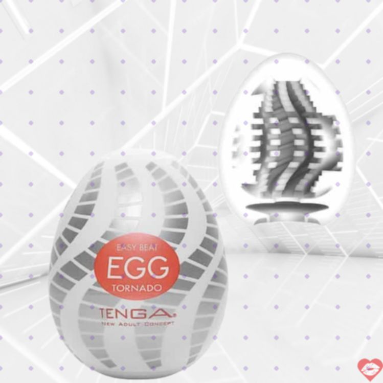 Tenga Egg Tornado Trắng - Xoáy Cuồng Nhiệt Nhỏ Giọt