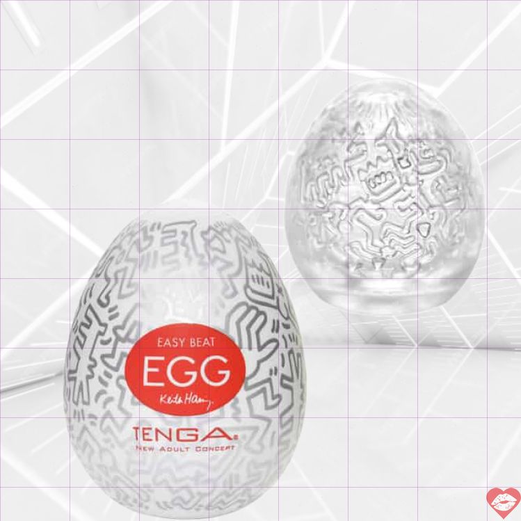 Tenga Egg Keith Haring Party trắng TPE party kích thích