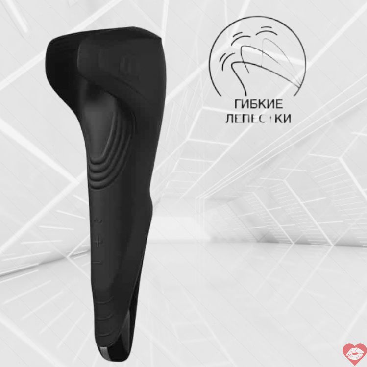 Satisfyer Men Wand Vibe Đen 20cm Thay Tay Siêu Sướng