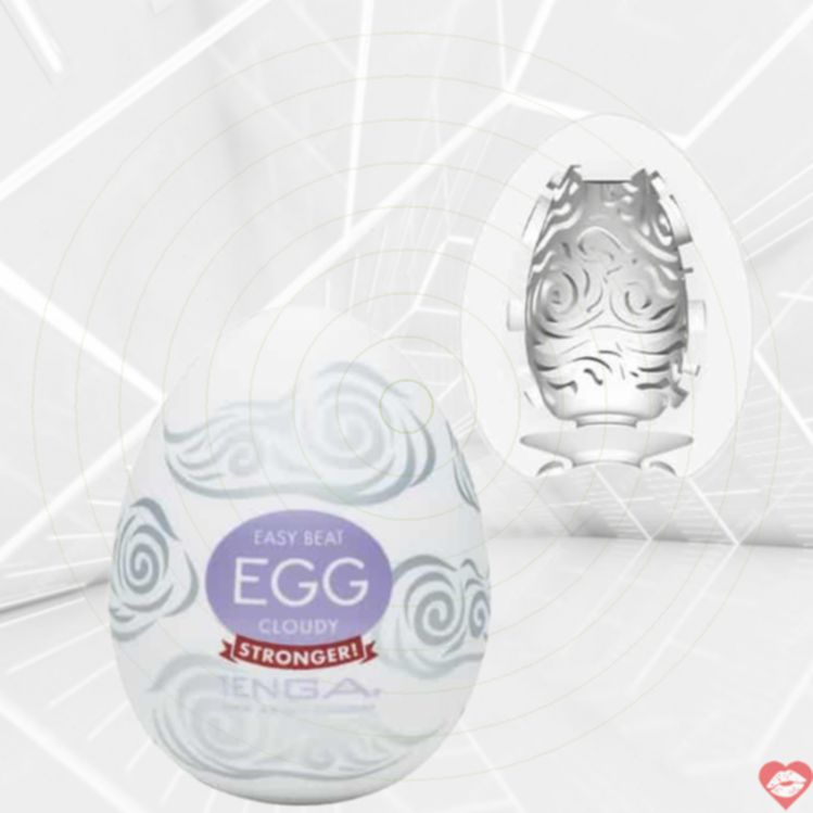 Tenga Egg Hard-Boiled Cloudy Trứng Mút Siêu Cứng