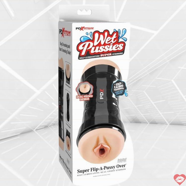 PipeDream Flip-A-Pussy Tự Bôi Lub Âm Đạo Hậu Môn