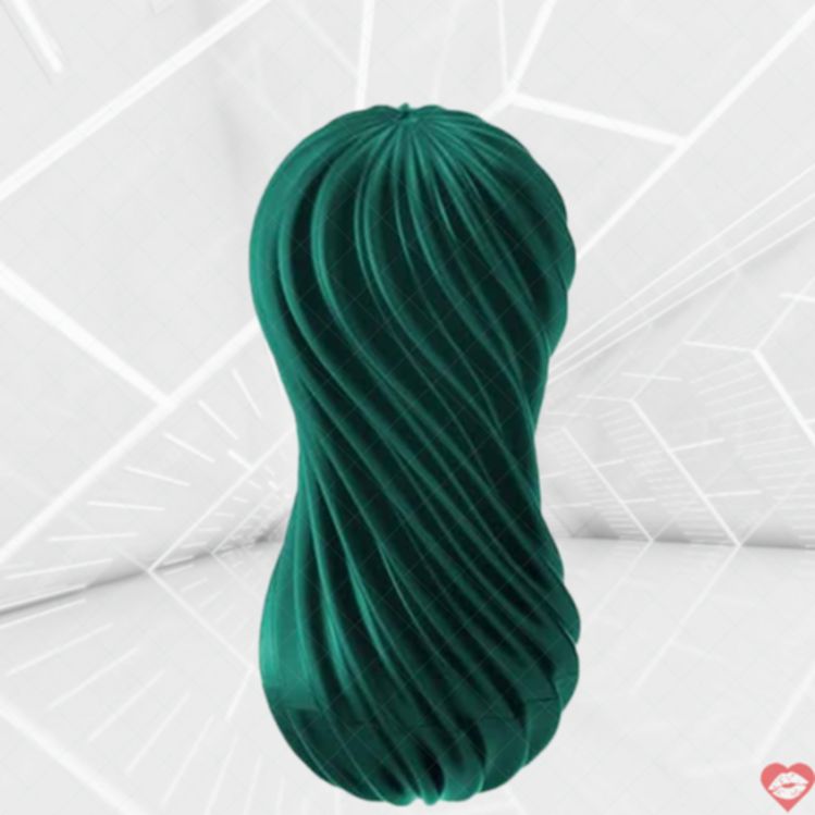 Tenga Flex Fizzy Xanh TPE 17.6cm Sợi Ống Mạnh