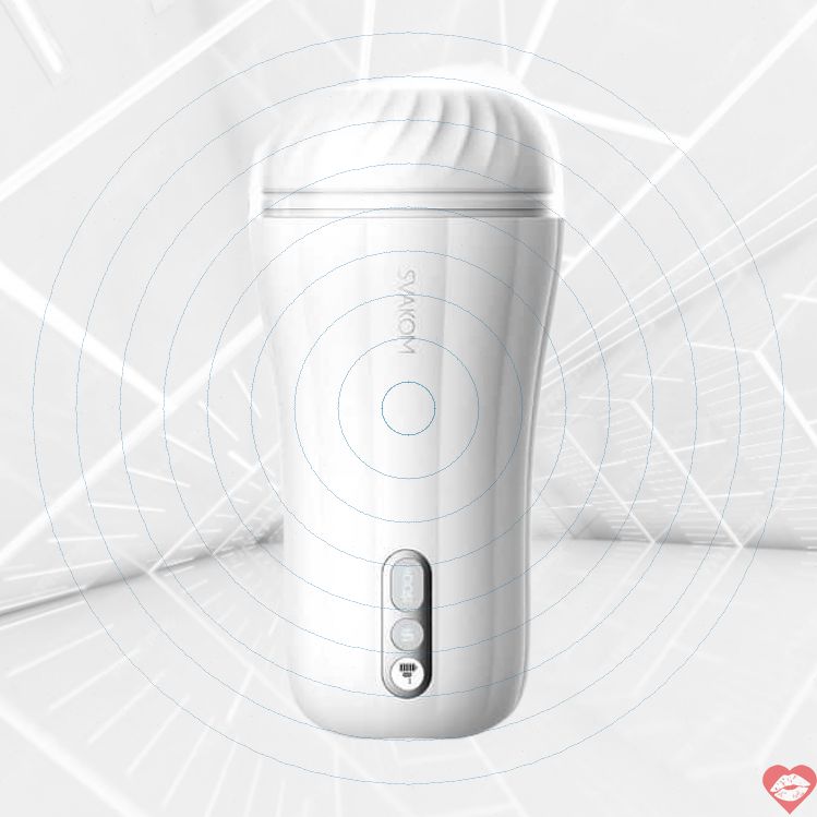 Vibro Masturbator Svakom Robin Trắng Mút Sâu