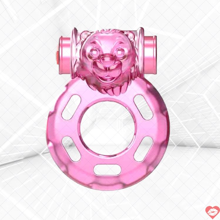 Baile Bear Ring Rung Hồng 1.8cm TPR Dễ Dãn Mạnh