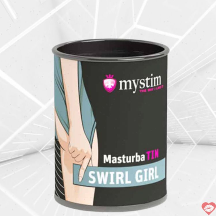 Mystim Swirl Girl Masturbator TPE Trắng Xoáy Cuốn Hút 
