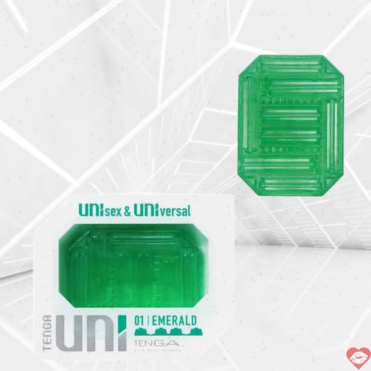 Tenga Uni 01 Emerald Xanh 2in1 Cặp Đôi Masturbator