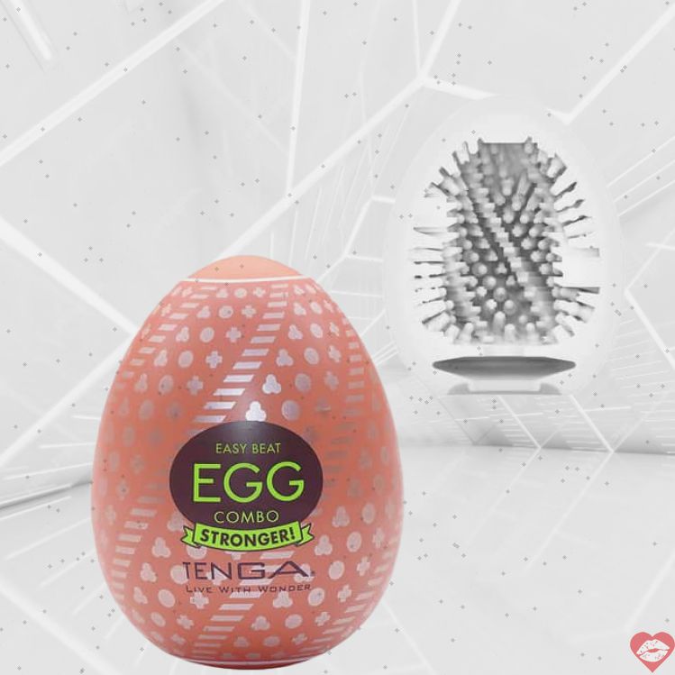 Tenga Egg Hard-Boiled Combo Trắng 7cm Siêu Chặt Mịn