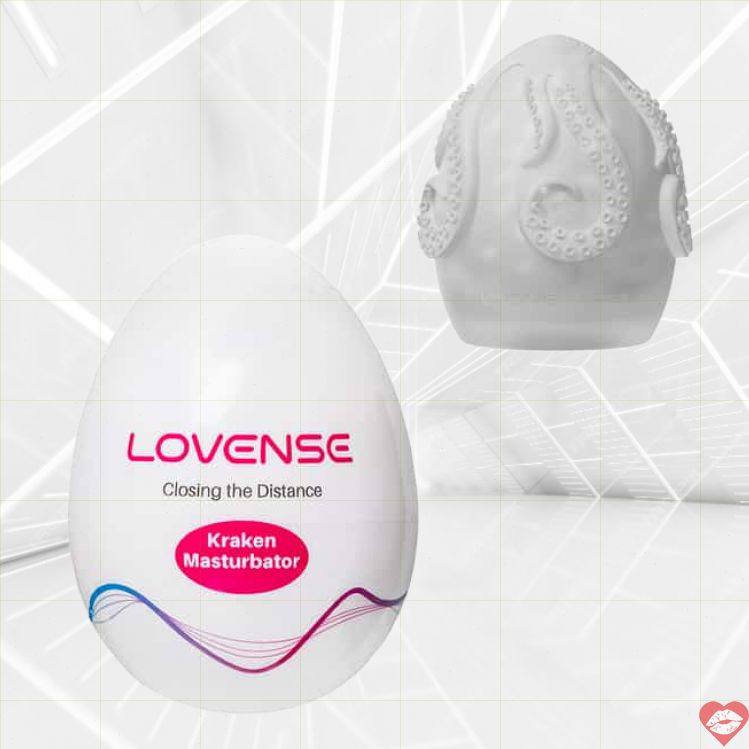 Trứng Rung Lovense Kraken Trắng Mềm Mịn Khoái Lạc 