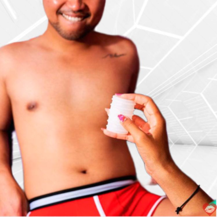 Romp Mosh Masturbator Trắng 2 Mặt TPE Siêu Mịn 