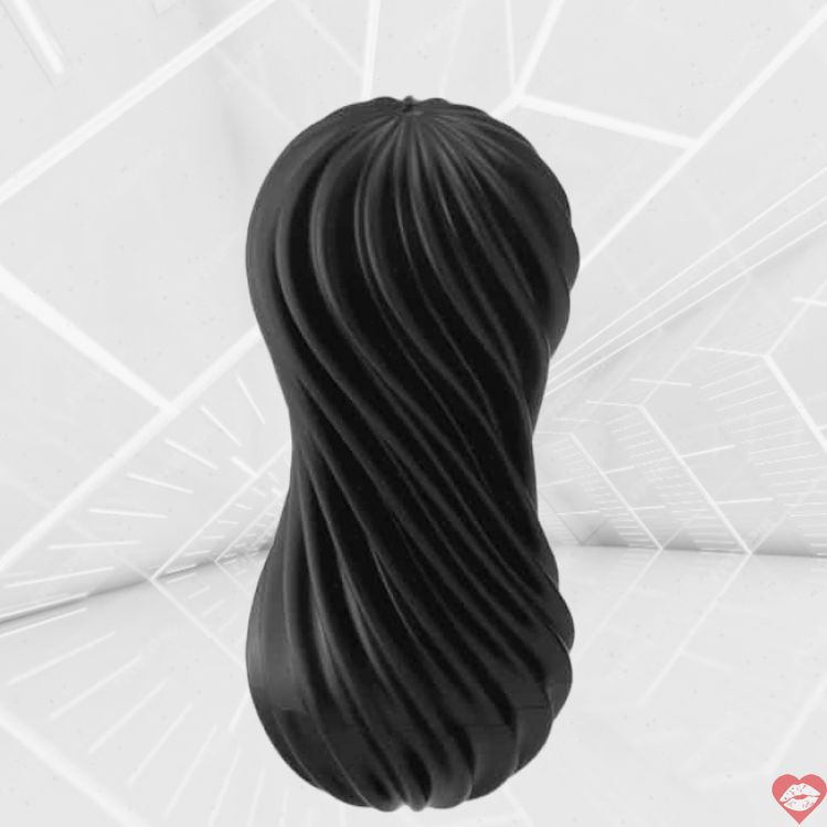 Tenga Flex Rocky đen xoáy mạnh TPE siêu sướng