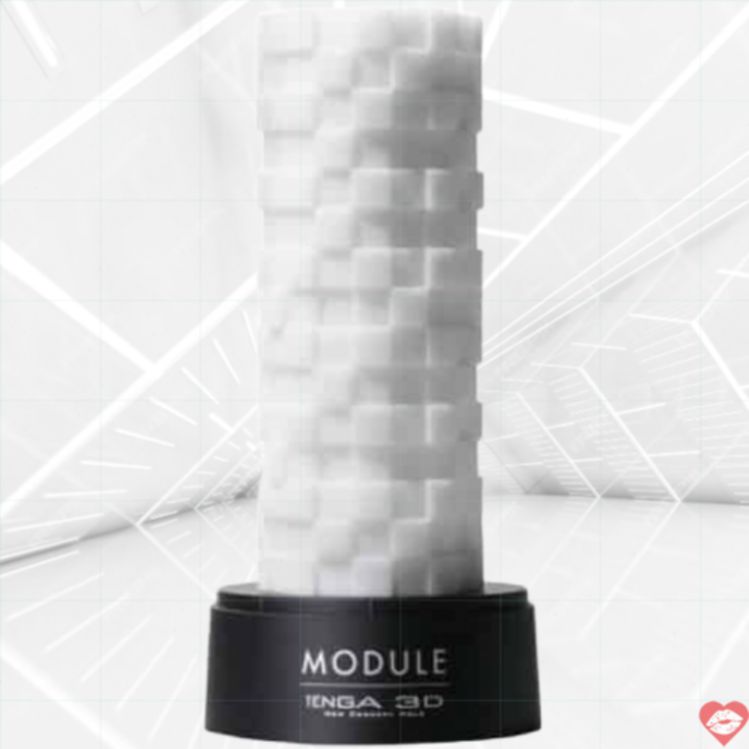 Masturbator Tenga 3D Module Trắng Siêu Thực 11.6cm