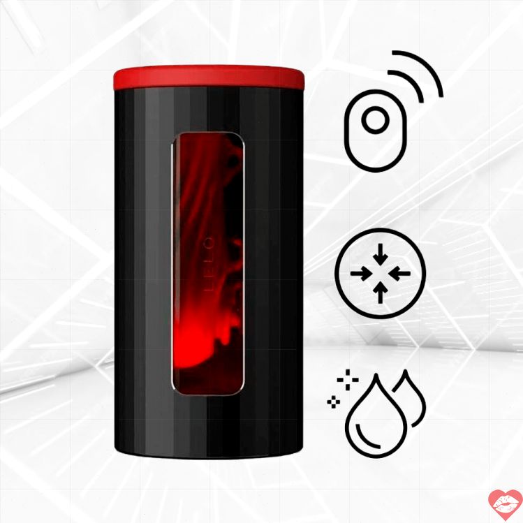 Lelo F1S V2A Máy Bay Cup Đỏ Âm Sóng Thổi
