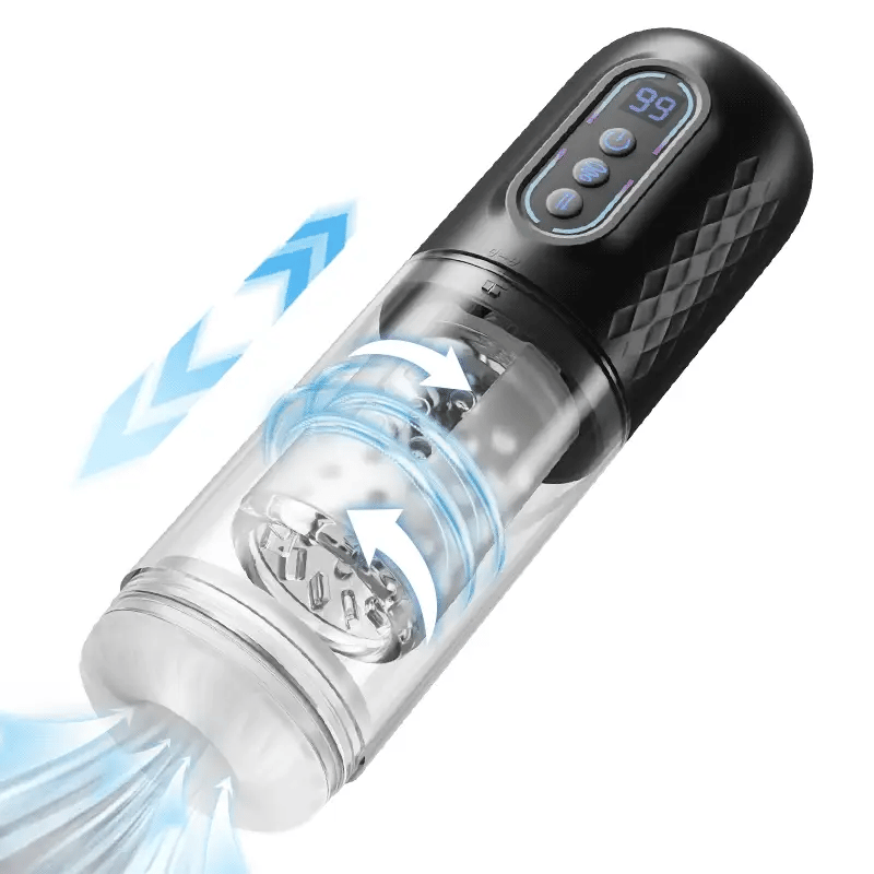 Cốc Thủ Dâm 3in1 Quay Hút 9 Chế Độ Mạnh 2024 