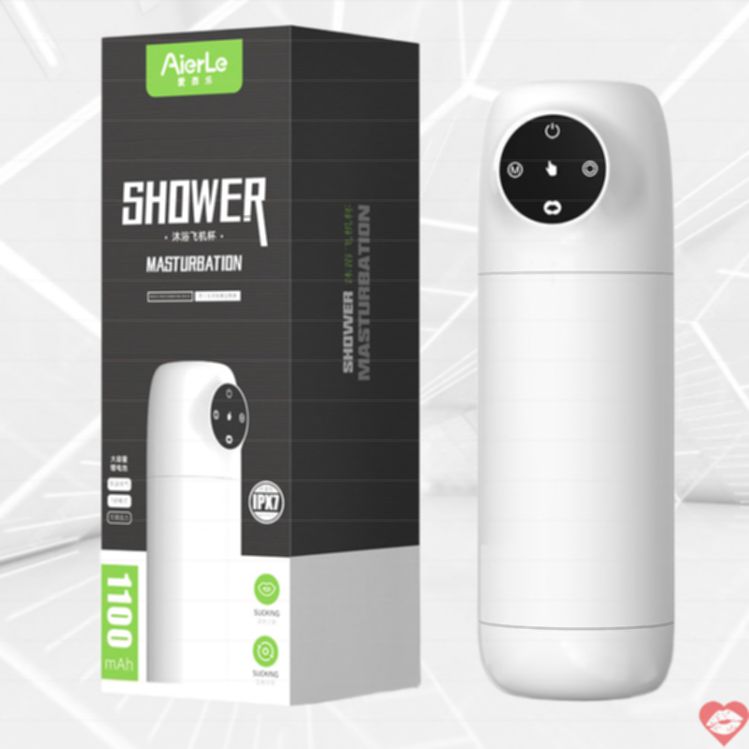 Aierle Shower Cup Hút Dương Vật Nóng Rung Oral Thực 