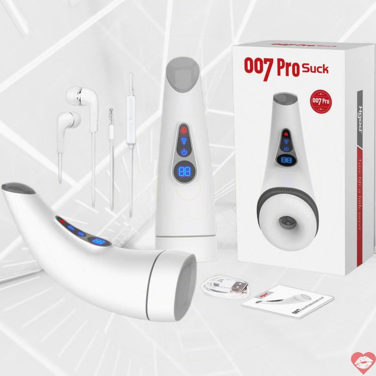 HGOD 007 Pro Suck Máy Thủ Dâm Rung Hút Toả Nhiệt Màn Hình LCD Cho Nam 
