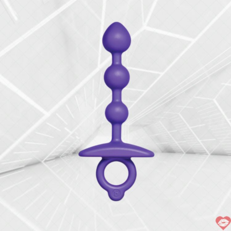 B-Vibe Butties Zip Beads Silicon Hậu Môn Siêu Vui