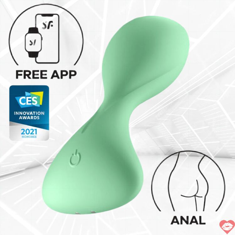 Satisfyer Trendsetter vibrator hậu môn lưỡi phẳng rung mạnh kích thích