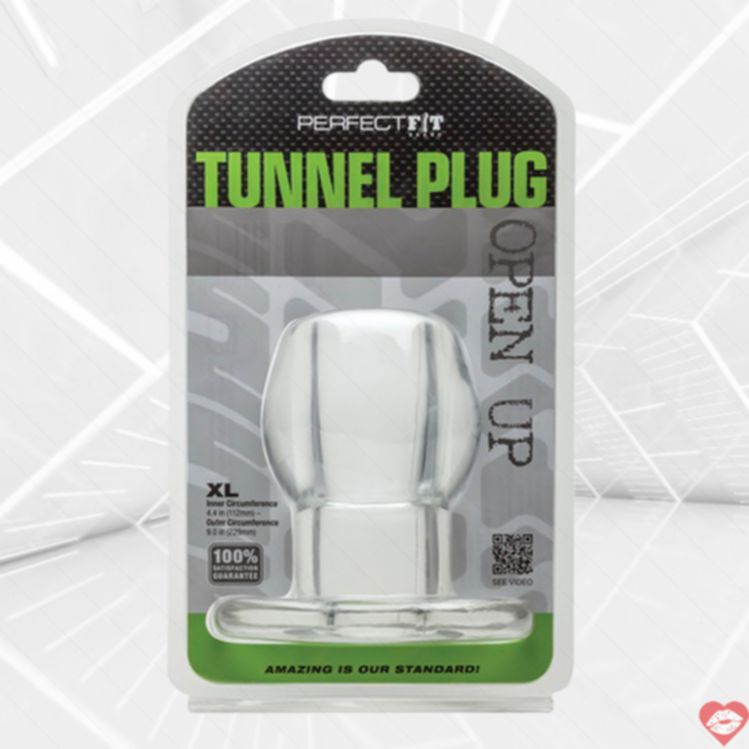 Perfect Fit Tunnel Plug XL Trong Suốt Anal Twist
