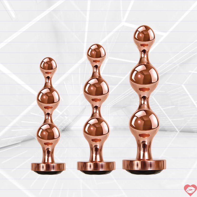 Gender X Gold Digger Anal Plug Set Vàng Kim Loại Sang