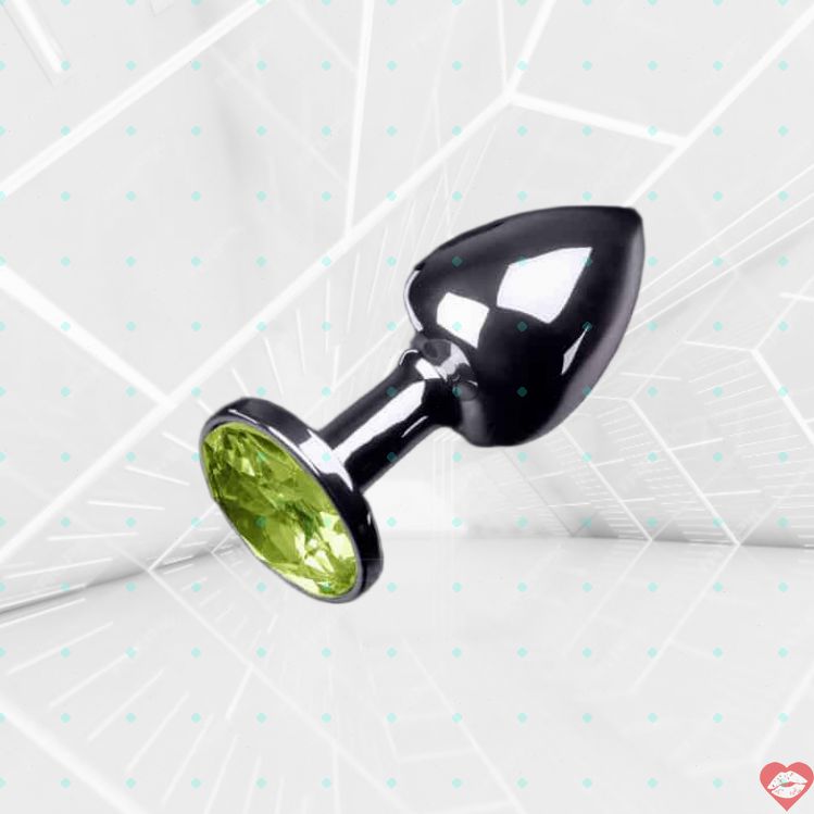 Plug Hậu Môn Tinh Thể Xanh Lá Nhỏ 7cm