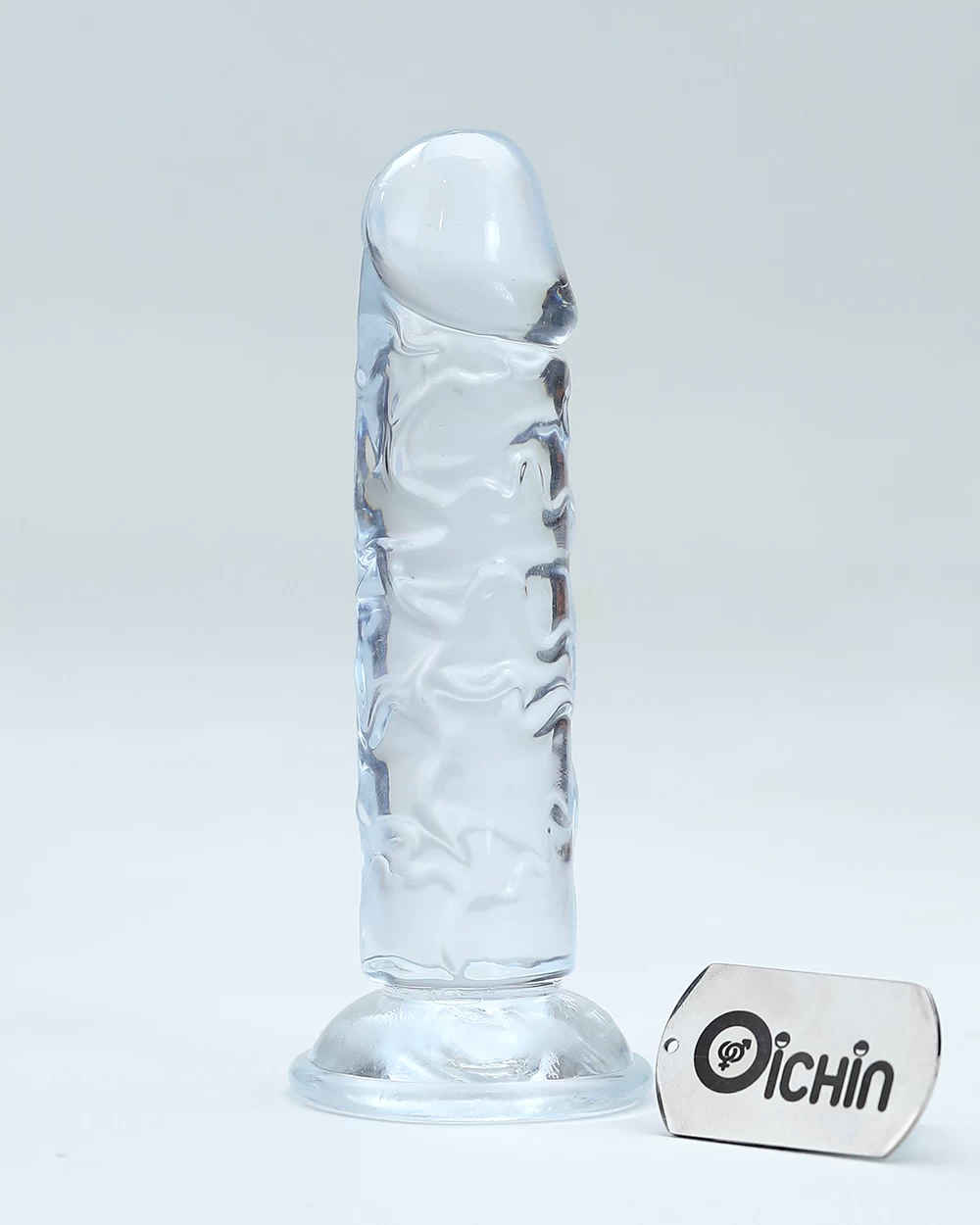 Dương vật giả Jeusn G-Spot Dildos silicone trong suốt gắn tường 