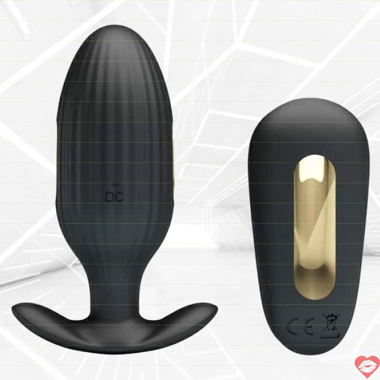 Pretty Love Royal Shock Anal Plug Đen Điện Giật