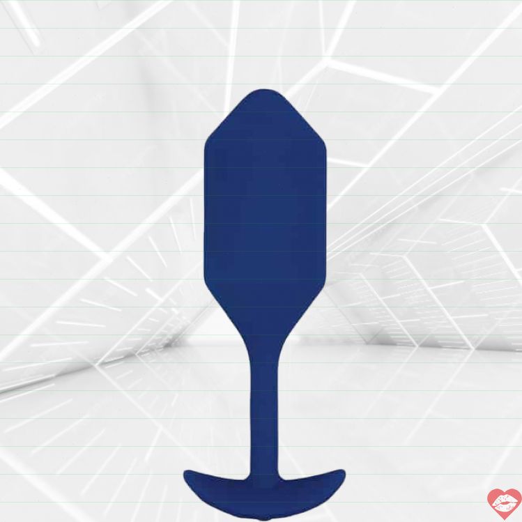 b-Vibe Snug Plug 4 Xanh 4.3cm Rung Đeo Dài 