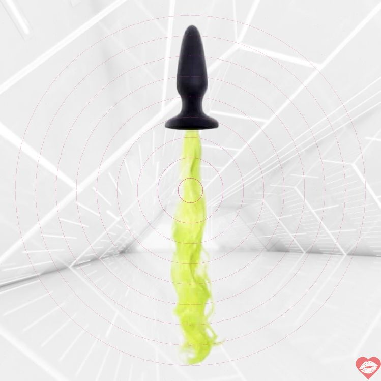 NS Unicorn Tails Nút Hậu Môn Đuôi Vàng Đen Kỳ Lân