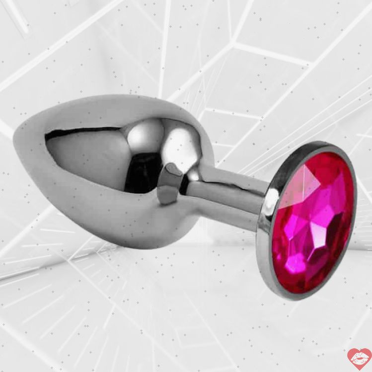 LoveToys Butt Plug S Pha Lê Hồng Bạc 3cm