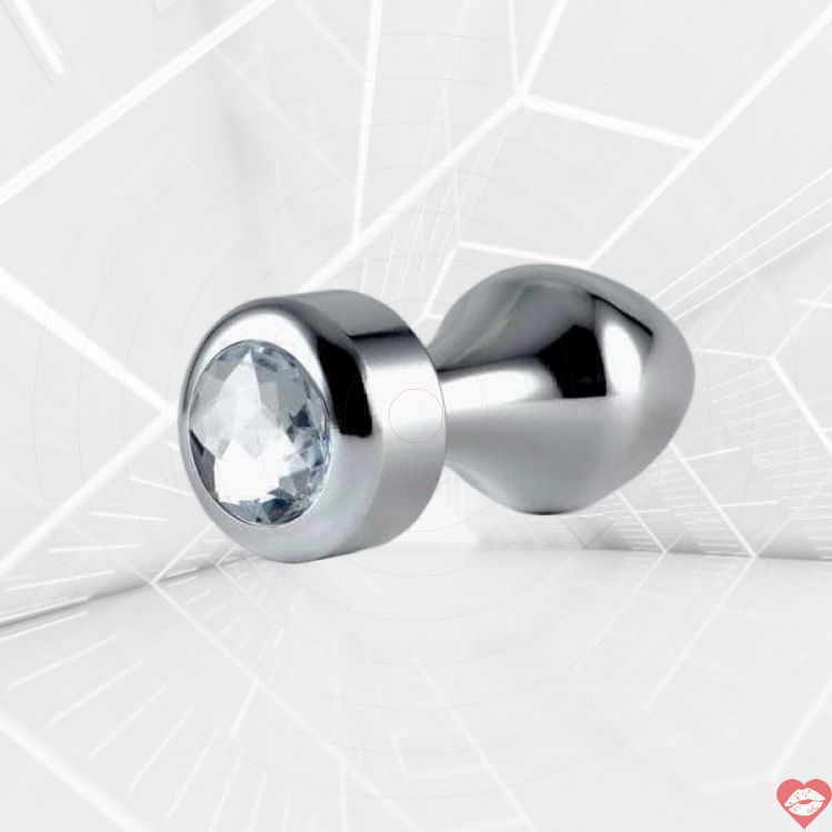LoveToys Aluminium Diamond Plug Bạc 3cm Kim Cương