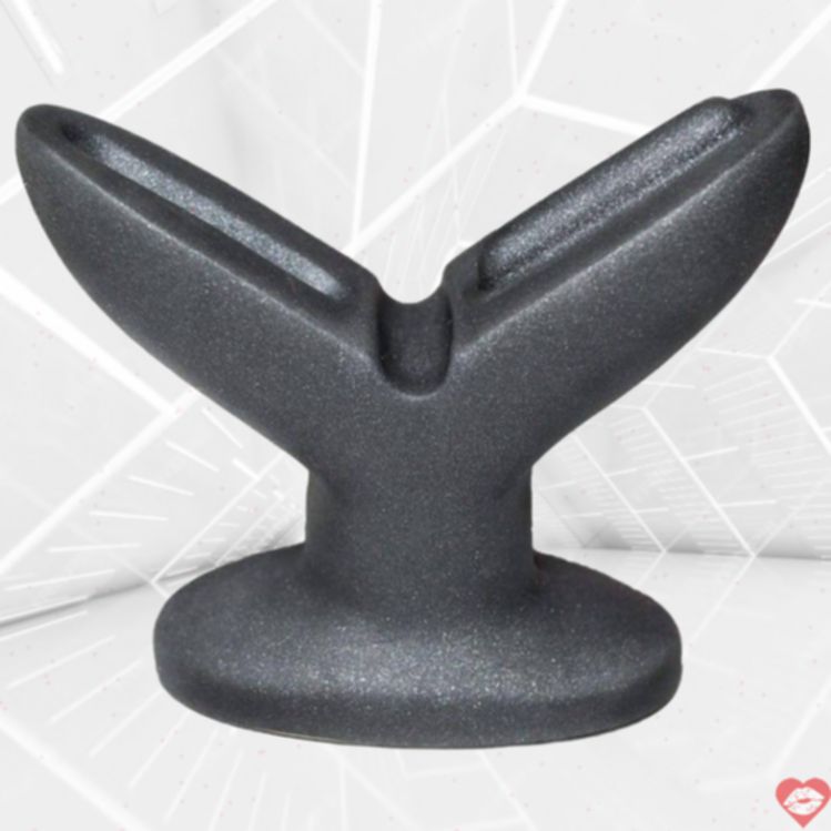 LoveToy Tulip Plug Đít Âm Đạo Đen 4cm Kép Thú Vị