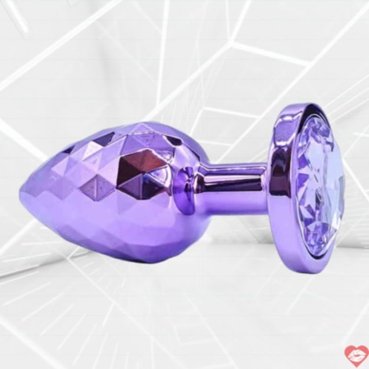 Kanikule Plug Tím Crystal Lớn Sang Trọng