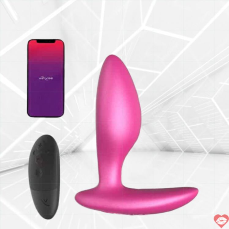 We-Vibe Ditto+ plug hậu môn hồng remote app đôi lứa
