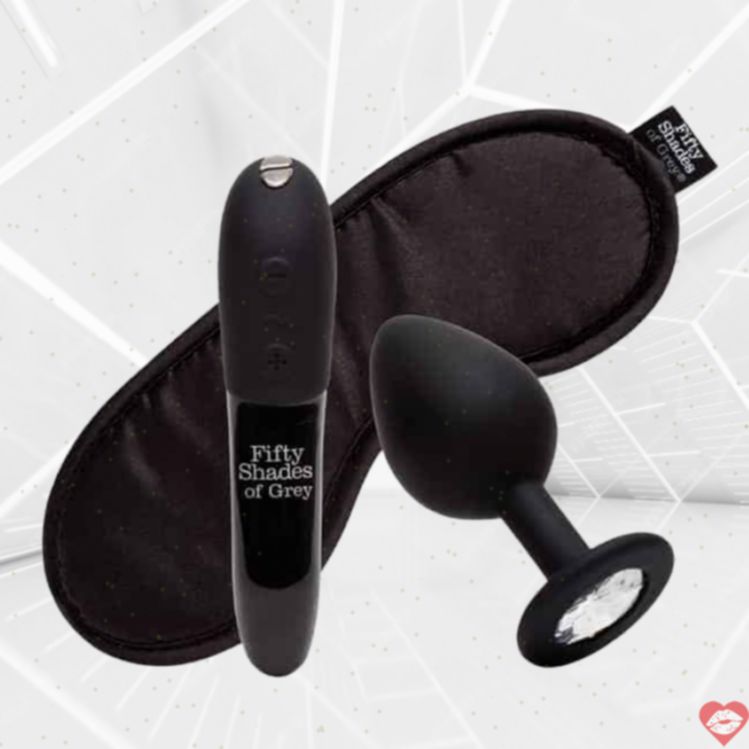 Fifty Shades We-Vibe Come To Bed Set 3 Món Đen