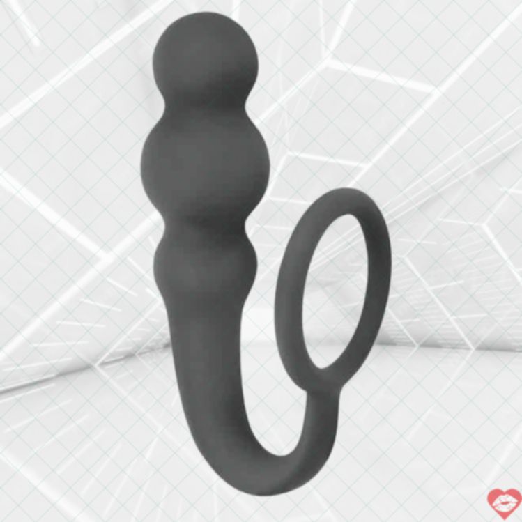 Lola Ring Cương Dương Xám Kích Hậu Môn 19.3cm Đam Mê