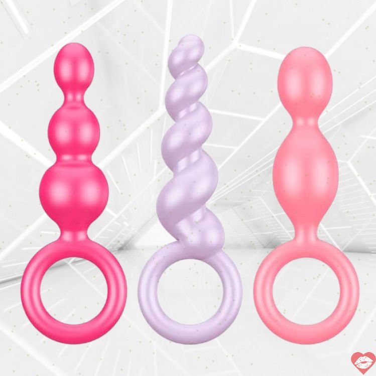 Plug Sau Satisfyer Booty Call 3pc Đa Màu