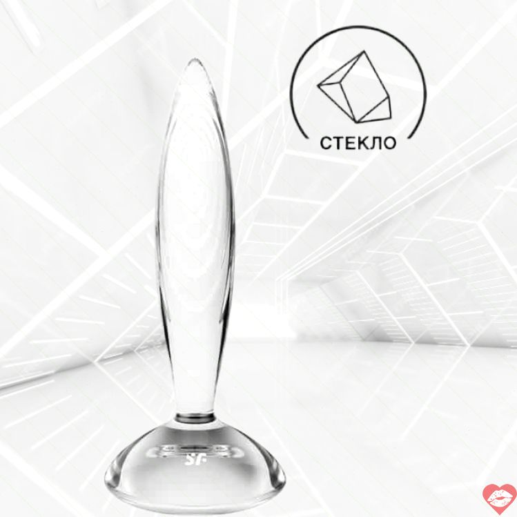 Satisfyer Crystal Anal 20cm Kính Lấp Lánh