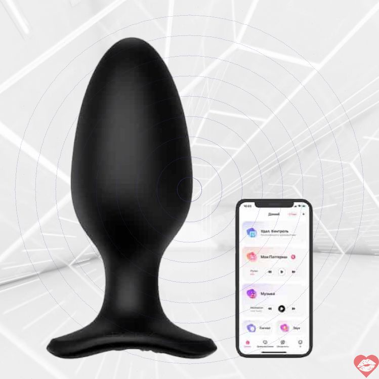 Plug hậu môn Lovense Hush 2 L đen app điều khiển mạnh mẽ