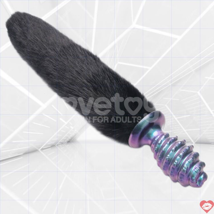 Lovetoy Mysti Tail Cáo Tím 37cm Đuôi Siêu Mịn