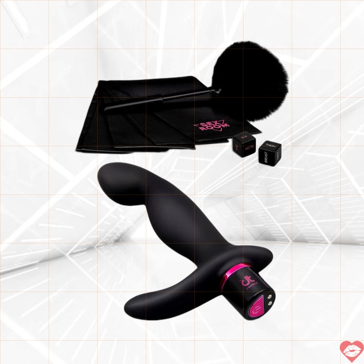 Bộ Prostate Dreamtoys Đen Rung Thú Vị Đỉnh Cao 