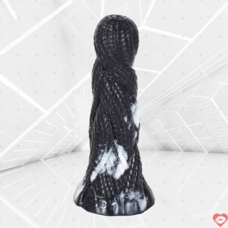 FAAK Medusa Dildo Đen Trắng 13.5cm Độc Đáo 